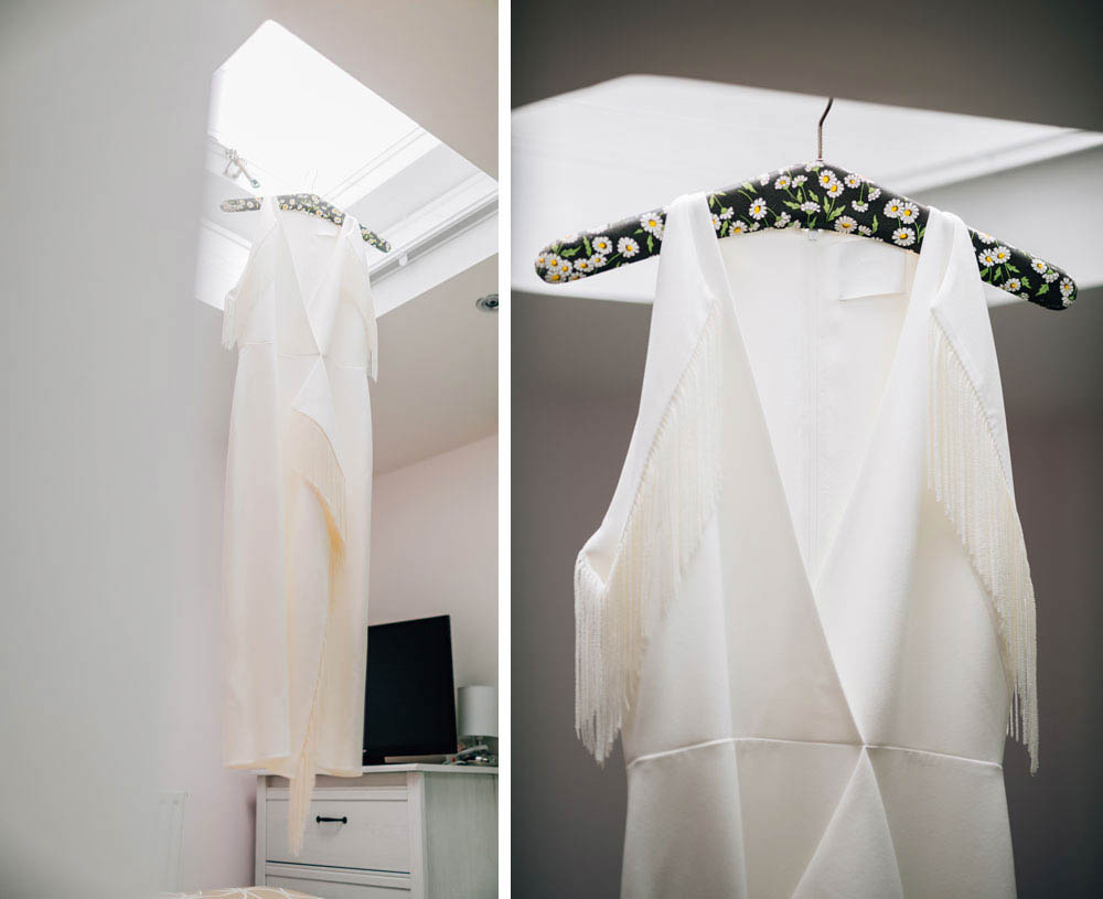 white wedding dress - chelsea wedding photography